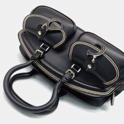 Pre Owned Dior Black Leather My Dior Tote Bag