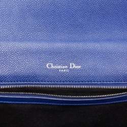 Dior Blue Leather Medium Diorama Shoulder Bag