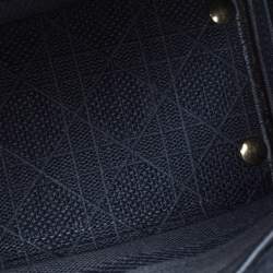 Dior Blue Cannage Embroidered Canvas Medium Lady D-Lite Tote