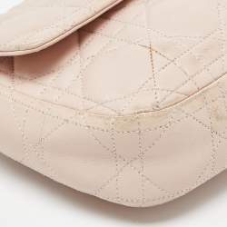 Pre Owned Dior Light Pink Cannage Leather Miss Dior Promenade Chain Clutch