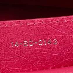 مملوكة مسبقًا Dior Pink Ostrich Leather Large Lady Dior Tote