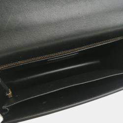 Dior Black Leather 30 Montaigne Shoulder Bag