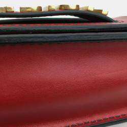 Dior Red Leather Medium J'Adior Shoulder Bag