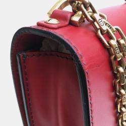 Dior Red Leather Medium J'Adior Shoulder Bag