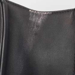 Dior Black Matte Leather Medium Diorama Flap Shoulder Bag