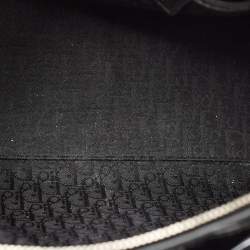 Pre Owned Dior Black Cannage Patent Leather Large Lady Dior Tote