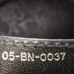 Pre Owned Dior Black Cannage Patent Leather Large Lady Dior Tote