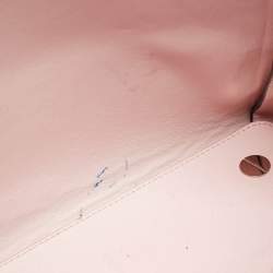 Pre Owned Dior Black/Pink Leather Small Dior Addict Shopping Tote