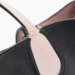 Pre Owned Dior Black/Pink Leather Small Dior Addict Shopping Tote