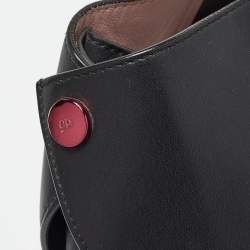 Pre Owned Dior Black/Pink Leather Small Dior Addict Shopping Tote