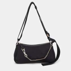 Pre Owned Dior Black Canvas and Leather Hardcore Shoulder Bag