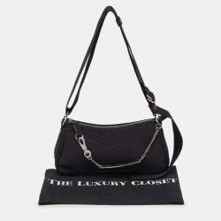 Pre Owned Dior Black Canvas and Leather Hardcore Shoulder Bag