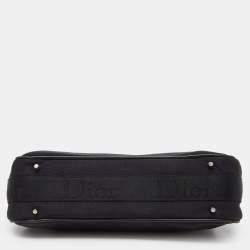 Pre Owned Dior Black Canvas and Leather Hardcore Shoulder Bag