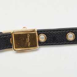 Dior Black Cannage Leather Medium Caro Shoulder Bag