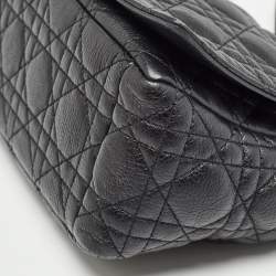 Dior Black Cannage Leather Medium Caro Shoulder Bag