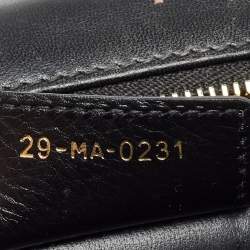 Dior Black Cannage Leather Medium Caro Shoulder Bag
