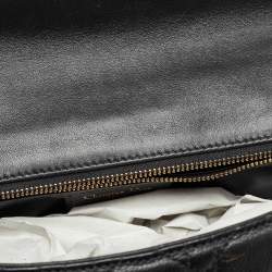 Dior Black Cannage Leather Medium Caro Shoulder Bag