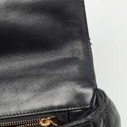 Dior Black Cannage Leather Medium Caro Shoulder Bag