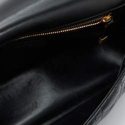 Dior Black Cannage Leather Medium Caro Shoulder Bag