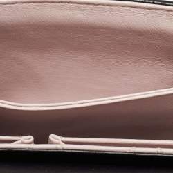 Pre Owned Dior Black Cannage Leather Miss Dior Promenade Shoulder Bag