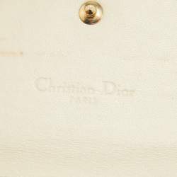 مملوكة مسبقًا Dior Beige Python and Leather Lady Dior Wallet On Chain