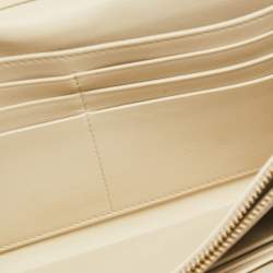 مملوكة مسبقًا Dior Beige Python and Leather Lady Dior Wallet On Chain