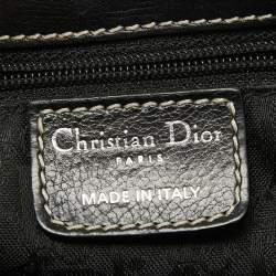 Pre Owned Dior Black Leather St. Germain Flap Satchel