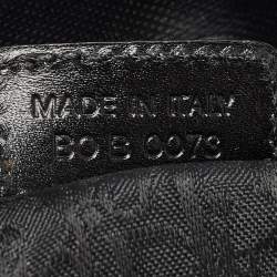 Pre Owned Dior Black Leather Hardcore Shoulder Bag