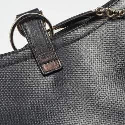 Pre Owned Dior Black Leather Hardcore Shoulder Bag