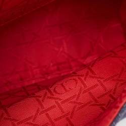 Dior Blue/Red Cannage Denim Small Stardust Backpack