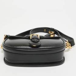 Pre Owned Dior Black Leather Small Bobby Bag