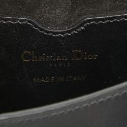 Pre Owned Dior Black Leather Small Bobby Bag
