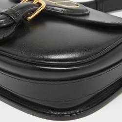 Pre Owned Dior Black Leather Small Bobby Bag