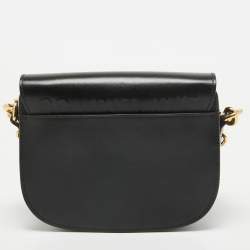 Pre Owned Dior Black Leather Small Bobby Bag