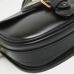 Pre Owned Dior Black Leather Small Bobby Bag