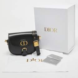 Pre Owned Dior Black Leather Small Bobby Bag
