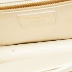 Dior Off -White Leather 30 Montaigne Shoulder Bag