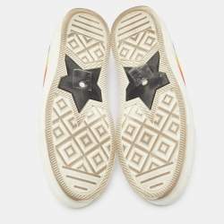 Pre Owned Dior Multicolor Canvas Walk n Dior Low Top Sneakers Size 38