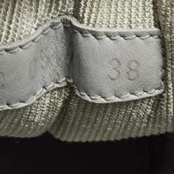 Pre Owned Dior White Leather B27 Lace Up Sneakers Size 38