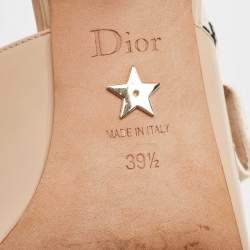 Pre Owned Dior Beige Patent J'Adior Slingback Pumps Size 39.5
