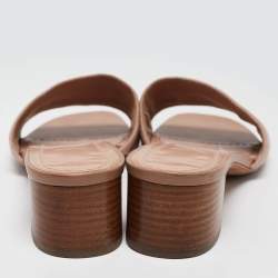 Dior Beige Canvas Dway Slide Sandals Size 39.5