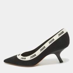 Dior Black Technical Fabric J'adior Pumps Size 38.5