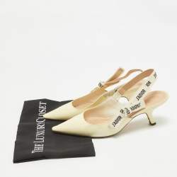 Pre Owned Dior Cream Patent Leather J'Adior Ankle Strap Sandals 39