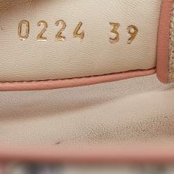 مملوكة مسبقًا Dior Multicolor Print Fabric DiorAct Sandals Size 39