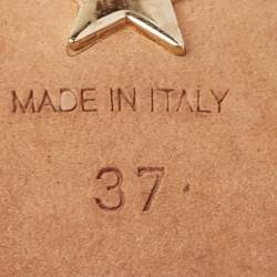 Pre Owned Dior Cream Patent J'Adior Slingback Pumps Size 37