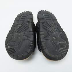 Dior Black Cannage Quilted Leather D-Twist Espadrille Flat Sandals Size 39