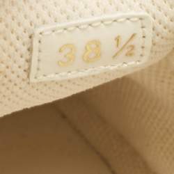 Pre Owned Dior Navy Blue Canvas Solar Slip On Sneakers Size 38.5