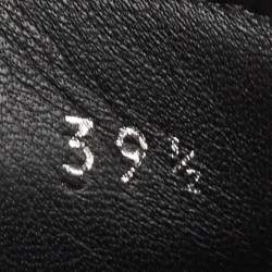 Pre Owned Dior Black Leather and Suede Low Top Sneakers Size 39.5