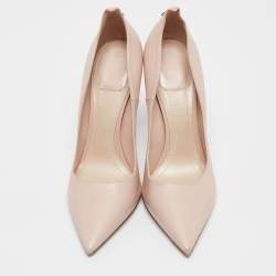 Dior Beige Leather Pointed Toe Pumps Size 40.5