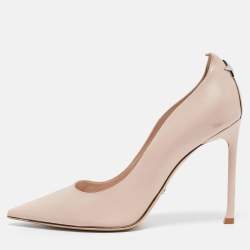 Dior Beige Leather Pointed Toe Pumps Size 40.5